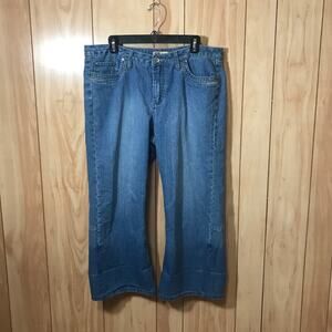 Faded Glory Stretch Blue Denim 5 Pocket Style Relaxed Jean 14